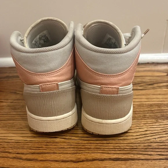 Jordan Women's Sneakers - Peach and Cream - Picture 3 of 6